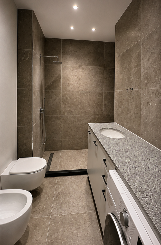 Bagno completo e rifinito